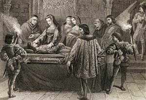 The Burial of Philip the Handsome (1478-1506) by English School