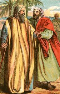 The call of Elisha by English School