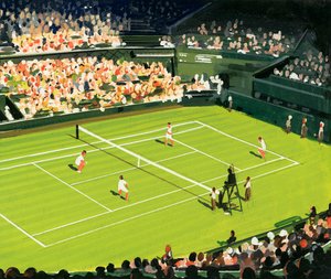 The Centre Court at Wimbledon by English School
