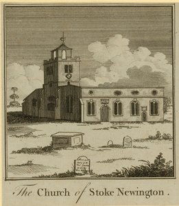 The Church of Stoke Newington by English School