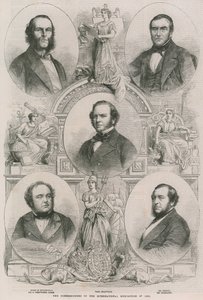 The commissioners of the International Exhibition of 1862 by English School