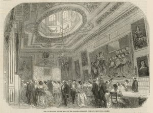 The Court Room at the Hall of the Barber-Surgeons Company, Monkwell Street, London by English School