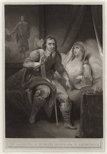 The Daughter of Cromwell Urging Him to Repentance