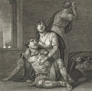 The Death of Marc Antony by English School