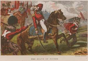 The Death of Picton by English School