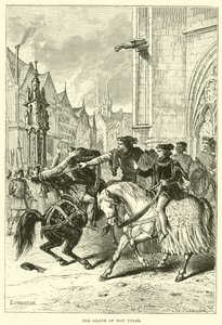 The death of Wat Tyler by English School