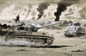 The defeat of the Afrika Corps at El Alamein by English School