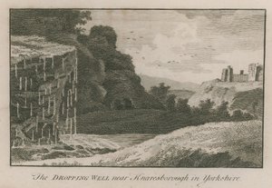 The dropping well near Knaresborough in Yorkshire by English School