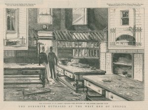 The Dynamite Outrages at the West End of London by English School