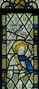 The east window depicting St John by English School