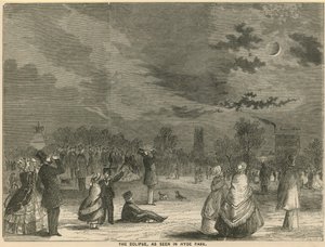 The Eclipse, as Seen in Hyde Park, London by English School