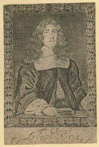 The effigies of George Jones, whom God has given the Gift of England by English School