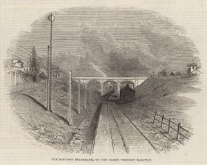The Electric Telegraph on the South Western Railway by English School
