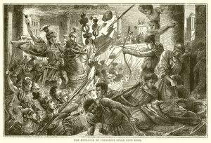 The Entrance of Cornelius Sulla into Rome by English School