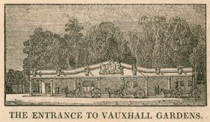 The entrance to Vauxhall Gardens, London by English School
