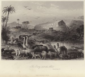 The Entry into the Ark by English School