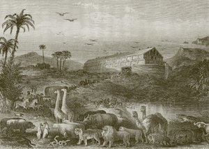 The Entry into the Ark by English School