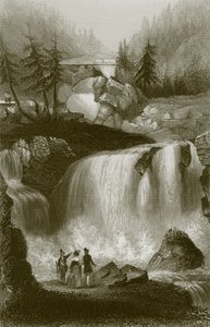 The falls of Tryberg by English School