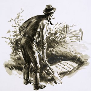 The Farm Worker Uncovered a Slab of Stone