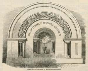 The First Public Drinking Fountain by English School