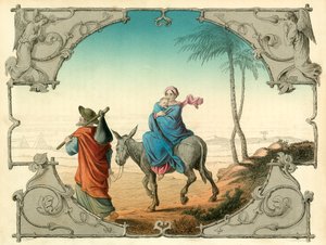 The Flight into Egypt by English School