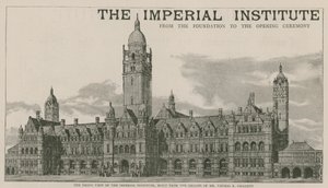The front view of the Imperial Institute