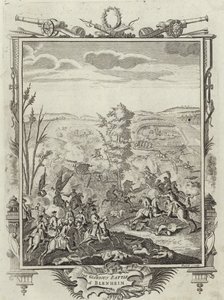 The Glorious Battle of Blenheim by English School