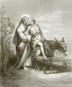The Good Samaritan by English School