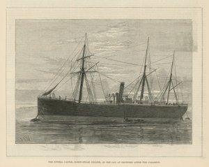 The Great Disaster on the Thames by English School