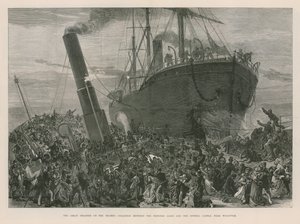 The Great Disaster on the Thames by English School