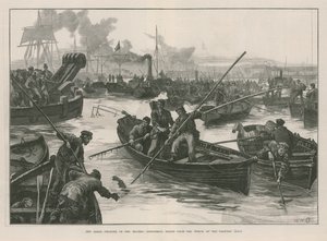The Great Disaster on the Thames by English School