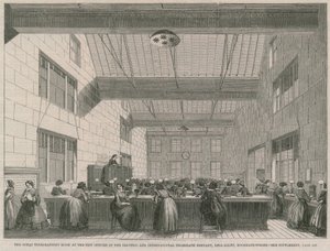 The Great Telegraphing Room at the New Offices of the Electric and International Telegraph Company