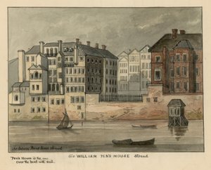 The Home of Sir William Penn by English School