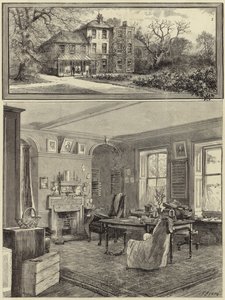 The Home of the Late Charles Darwin by English School
