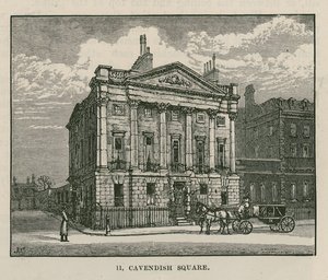 The house of Mr Scotmother, Cavendish Square, London by English School