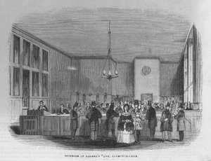 The Interior of the Bank of Messrs Rogers and Co