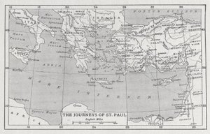 The Journeys of St Paul by English School