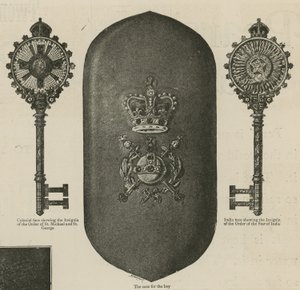 The Key Used by the Queen at the Inauguration of the Imperial Institute by English School