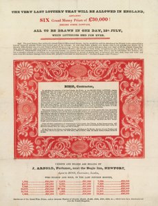The Last Lottery in England by English School