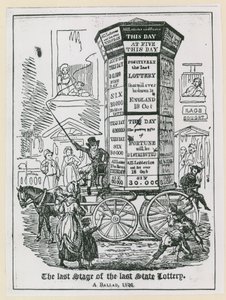 The last stage of the last state lottery. A ballad 1826 by English School