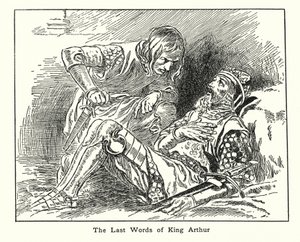 The Last Words of King Arthur by English School