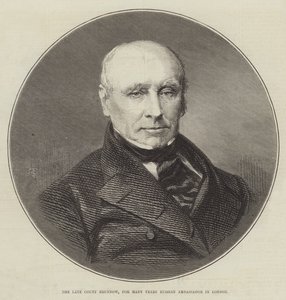The late Count Brunnow, for Many Years Russian Ambassador in London by English School