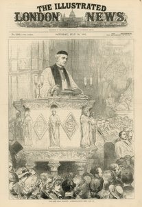 The Late Dean Stanley in Westminster Abbey by English School