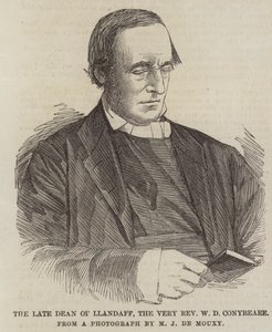 The late Dean of Llandaff, the Very Reverend W D Conybeare by English School