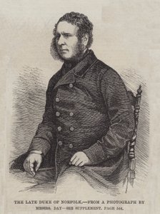 The late Duke of Norfolk