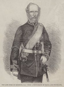 The late Duke of Richmond, KG by English School