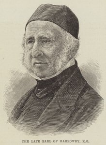 The late Earl of Harrowby, KG by English School