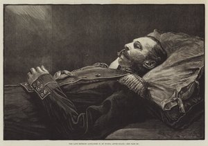 The Late Emperor Alexander II of Russia After Death by English School