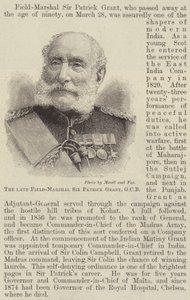 The late Field-Marshal Sir Patrick Grant, GCB by English School