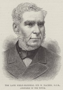 The late Field-Marshal Sir R Dacres, GCB, Constable of the Tower by English School
